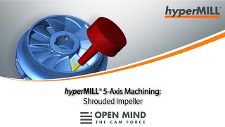 5 Axis Machining Plexi Impeller  hyperMILL  Hermle  CAMSoftware [upl. by Aaren]