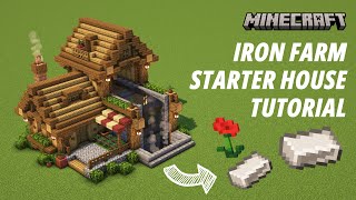 Iron Farm Starter House Aesthetic Farm Java Edition [upl. by Lodhia]