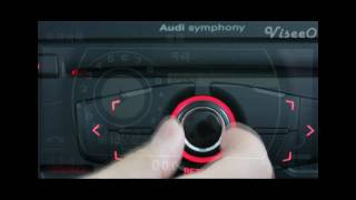 安裝藍芽免提於奧迪A4 A5 或Q5等Symphony III 或 Concert III系統車種  ViseeO Talk2CAN [upl. by Ecnaralc]