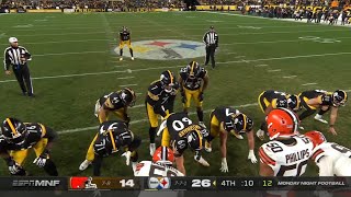 Ben Roethlisberger takes his last snap at Heinz Field Thank You Ben ❤️ [upl. by Josh410]