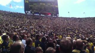 Michigan vs Air Force Flyover [upl. by O'Malley]