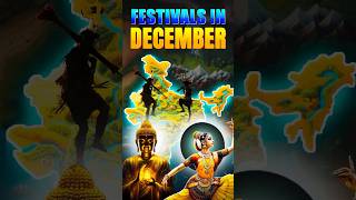 DECEMBER MONTH IMPORTANT FESTIVALS festival hornbillfestival2024 [upl. by Styles]