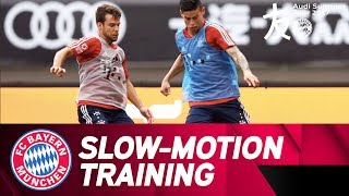 SlowMotion First FCBTraining in Shanghai  Audi Summer Tour 2017 [upl. by Ervin900]