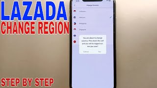 ✅ How To Change Region On Lazada 🔴 [upl. by Goodspeed238]