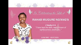 Rahab Mugure Memorial Service [upl. by Tolman626]