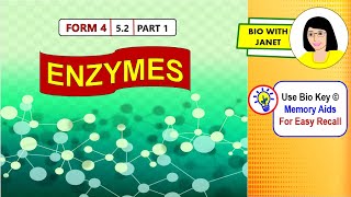 Biology F4 KSSM Chapter 5 52 ENZYMES [upl. by Liek]