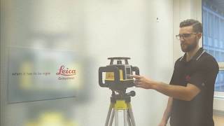 Leica Rugby CLA  How to do manual grade with dial in slope adapter [upl. by Libre]