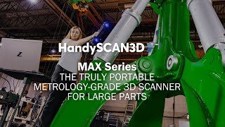 Discover the new HandySCAN 3DMAX Series for 3D scanning large parts [upl. by Bugbee]