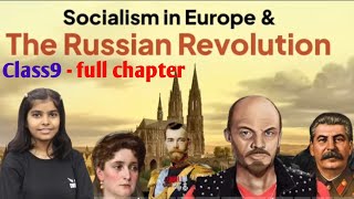 SOCIALISM IN EUROPE AND RUSSIAN REVOLUTION History Chapter 2 Class 9 THEORY  SOLUTIONS  RN Glory [upl. by Amitie]