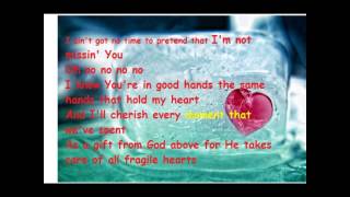 Yolanda Adams  Fragile Heart lyrics video [upl. by Magbie]