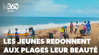 Abidjan des jeunes redonnent aux plages la beauté qui leur va si bien [upl. by Conard]