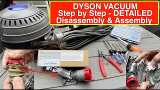 Step by Step Dyson DC65 Repair Detailed disassembly and assembly How to replace internal hose [upl. by Curzon]