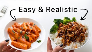 Easy Meals I make all the Time quick vegan amp satisfying [upl. by Llet]