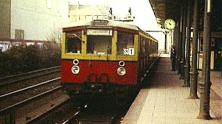 Berlin Wall  SBahn Boycott  Berlin 1984 [upl. by Noellyn]