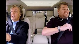 Excerpt from James Corden Carpool Karaoke With Paul McCartney Legendado [upl. by Annocahs185]