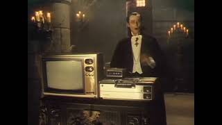 Sony Betamax Player Ad with Dracula amp Alfred Hitchcock Presents 1977 [upl. by Merril245]