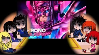 Futuristic Four  convidadas reagindo ao Rap do Galactus O Devorador de Mundos Chrono Gacha Club [upl. by Aerdnaz]