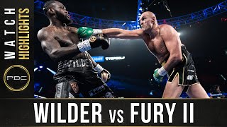 Wilder vs Fury 2 HIGHLIGHTS February 22 2020 [upl. by Akla]