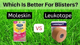 Moleskin vs Leukotape for Hiker Blisters CHEAP HACK  It Works [upl. by Kanor46]