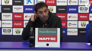 Rueda de prensa de Asier Garitano previa al AlavésLeganés [upl. by Hanonew]