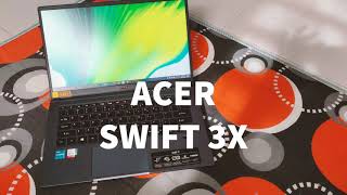 Acer Swift 3X intel i5 1135G7  Intel Xe Max DG1 Review [upl. by Buschi]