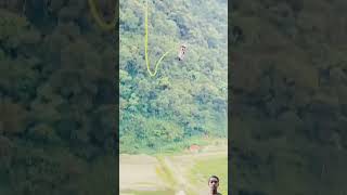 Bungee jumping Pokhara Nepal [upl. by Eenafets]