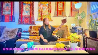 UNBOXING FROM TODAYS SHOPPING AT BLOOMINGDALES NY  YAYA TIB VLOGS [upl. by Anella]