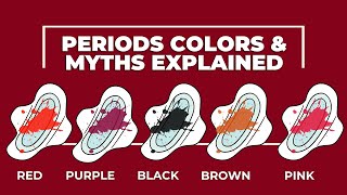 What Your Period Blood Color Really Means Myths amp Facts You Need to Know [upl. by Tuchman558]