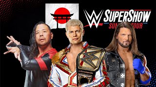 【4K】WWE Tokyo Cody Rhodes vs AJ Styles vs Shinsuke Nakamura July 27 2024 [upl. by Rese]