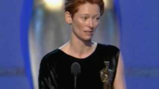 Tilda Swinton winning Best Supporting Actress Oscar® [upl. by Nij]