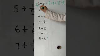 Adding fractionsmaths mathematics algebra mathstricksmathfraction fractions [upl. by Weirick8]