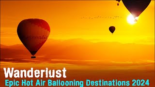 Hot air ballooning 2024  Top Destinations [upl. by Naesar971]