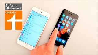 Test Apple iPhone 6s6s Plus  Besser als die Vorgänger review german Stiftung Warentest [upl. by Adiari]