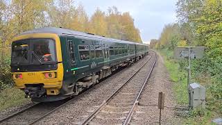 165117 Reading to Basingstoke at Bramley [upl. by Harad]