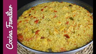 Arroz con pollo al curry Recetas de arroz muy sabrosas  Recetas de Javier Romero [upl. by Janek]