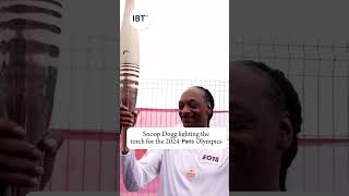 At the 2024 Paris Olympic Games Snoop Dogg played a prominent role as one of the final torchbearers [upl. by Cantu]