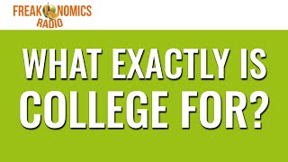 What Exactly Is College For Update  Freakonomics Radio [upl. by Slen]