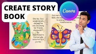 How To Create Story Book For Kids Using Canva And ChatGPT [upl. by Adnilrev]