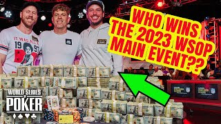 WSOP Main Event 2023 Final Table Extended Highlights 3 Players to Champion [upl. by Anitnerolf]