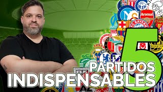 📍 Los 5 PARTIDOS de FÚTBOL que NO TE PUEDES PERDER este FIN DE SEMANA [upl. by Lekcim]