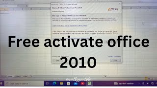 How to activate office software 2010 FREE  Free activate office software 2010  Ali Tech Easy [upl. by Nylirrej327]