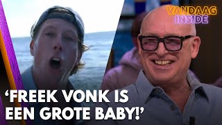 René ziet opmerkelijke beelden van Freek Vonk ‘Het is een grote baby’  VANDAAG INSIDE [upl. by Knowle63]