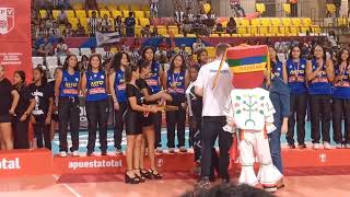 La Premiación de la LNS de Voley Femenino Géminis 3° puesto USMP 2° y Alianza Lima 1° [upl. by Nednal]