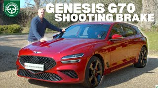 BRAND NEW Genesis G70 Shooting Brake 2023 RARE REVIEW [upl. by Liartnod]