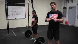 How to do a Proper Thruster Exercise  There Is No Quit Fitness [upl. by Nesline]