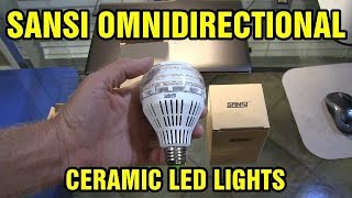 Sansi 27watt Omnidirectional led ceramic light bulbs review [upl. by Enyaht]