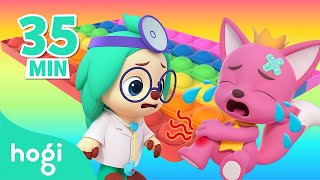 BEST SONGS of the MONTH｜Color Pop It  Hospital Play  More｜Nursery Rhymes for Kids｜Hogi Pinkfong [upl. by Eciral809]