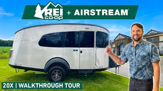 RUGGED Airstream Trailer  2024 REI Basecamp 20X  Walk Through [upl. by Dermott]