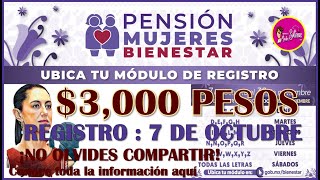 🥳UBICA TU MODULO PARA TU REGISTRO PENSIÓN MUJERES BIENESTAR 6064 AÑOS🥳🤑 [upl. by Hadias]