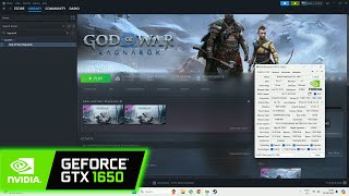 God of War Ragnarok on GTX 1650 [upl. by Submuloc]